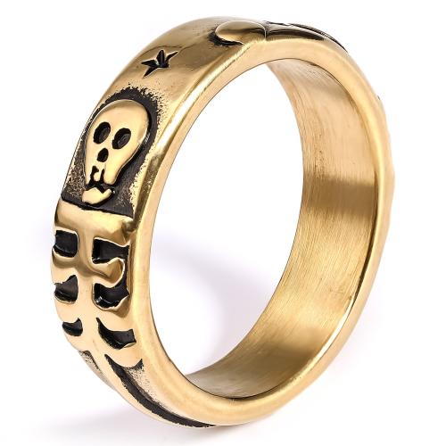 Stainless Steel Finger Ring, 304 Stainless Steel, fashion jewelry & for man 