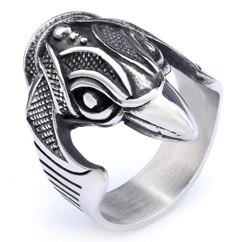 Stainless Steel Finger Ring, 304 Stainless Steel, fashion jewelry & for man, original color 
