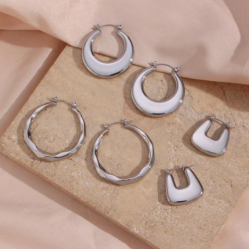 Stainless Steel Leverback Earring, 316L Stainless Steel, fashion jewelry & for woman 