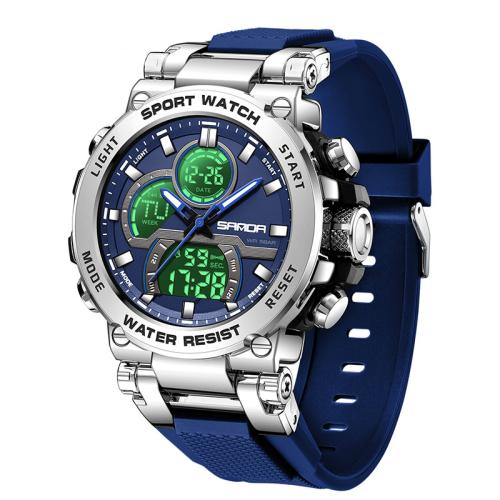 Men Wrist Watch, Acrylic, with TPU, Life water resistant & fashion jewelry & Chinese movement & for man Approx 29 cm 