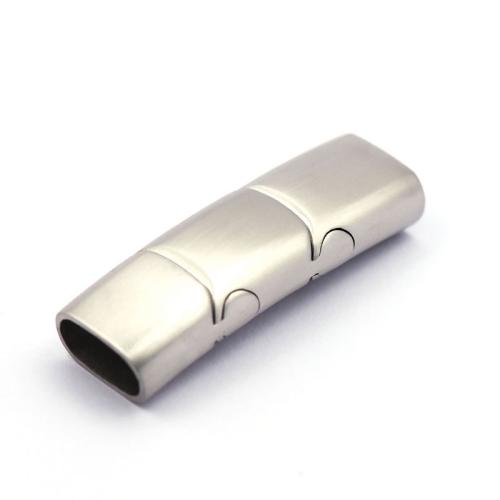 Rechteck Edelstahl Magnetverschluss, 304 Edelstahl, Vakuum-Ionen-Beschichtung, DIY & verschiedene Größen vorhanden, keine, 10PCs/Tasche, verkauft von Tasche