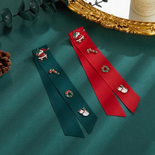 Broche de bijoux de Noël, tissu, fait à la main, Conception de Noël & styles différents pour le choix & pour femme, plus de couleurs à choisir, Vendu par PC