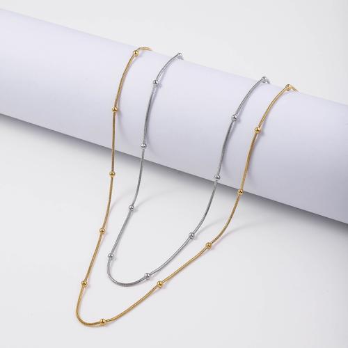 Stainless Steel Chain Necklace, 304 Stainless Steel, with 5cm extender chain, fashion jewelry & for woman 1.2mm Approx 45 cm [