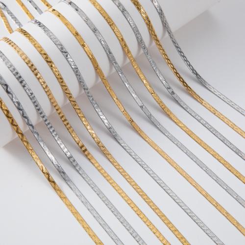 Stainless Steel Chain Necklace, 304 Stainless Steel & Unisex 4mm 