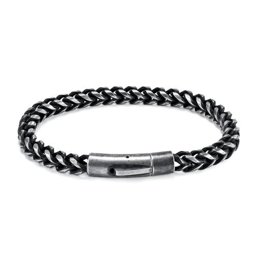 Stainless Steel Chain Bracelets, 304 Stainless Steel, fashion jewelry & for man, 6.5mm Approx 21 cm 