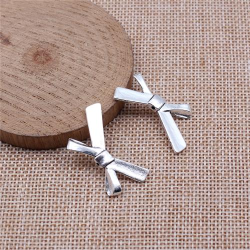 Zinc Alloy Jewelry Beads, Bowknot, DIY Approx 