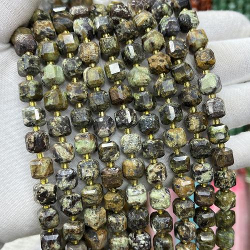 Opal Beads, Square, fashion jewelry & DIY & faceted, mixed colors Approx 38 cm 
