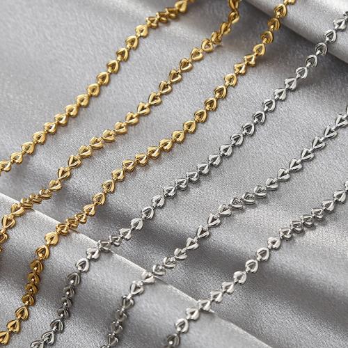 Stainless Steel Chain Jewelry, 304 Stainless Steel, DIY 4mm 