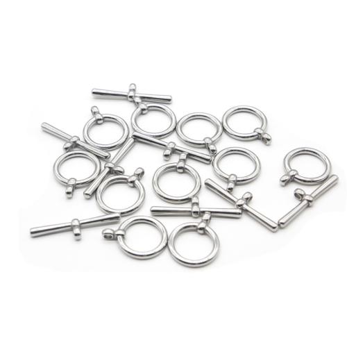Stainless Steel Toggle Clasp, 304 Stainless Steel, DIY original color 