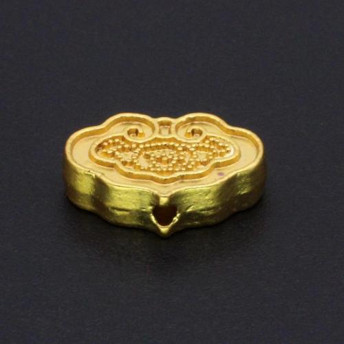 Zinc Alloy Jewelry Beads, gold color plated, DIY 