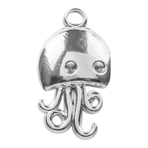 Stainless Steel Animal Pendants, 304 Stainless Steel, Octopus, Vacuum Ion Plating, fashion jewelry & DIY 