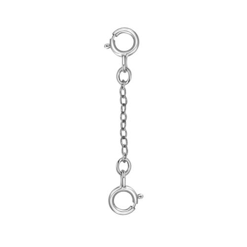 Sterling Silver Extender Chain, 925 Sterling Silver, DIY Approx [