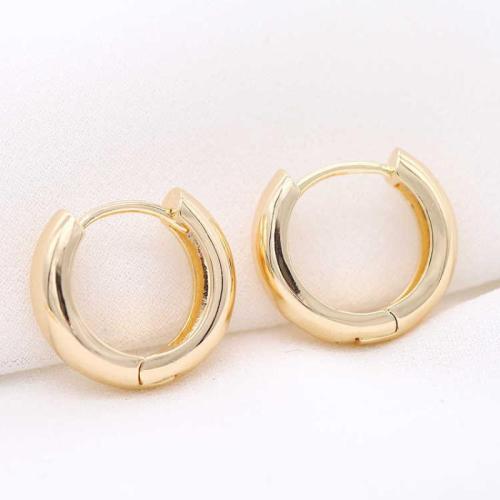 Brass Huggie Hoop Earring, fashion jewelry & for woman [