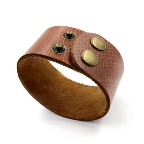 bracelet de cordon en PU , cuir PU, avec alliage de zinc, Placage, Vintage & unisexe, plus de couleurs à choisir, 40mm cm, Vendu par PC