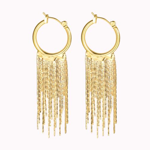 Zinc Alloy Leverback Earring, fashion jewelry & for woman, gold [