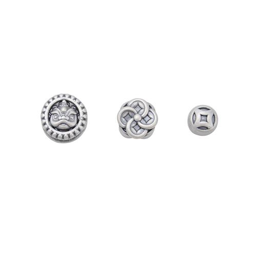 Sterling Silber Spacer Perlen, 925 Sterling Silber, DIY & verschiedene Stile für Wahl, originale Farbe, verkauft von PC