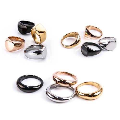 Stainless Steel Finger Ring, 304 Stainless Steel, Unisex  