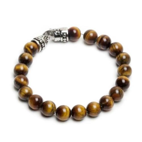 Gemstone Bracelets, Natural Stone, with Zinc Alloy, fashion jewelry & Unisex mm cm 