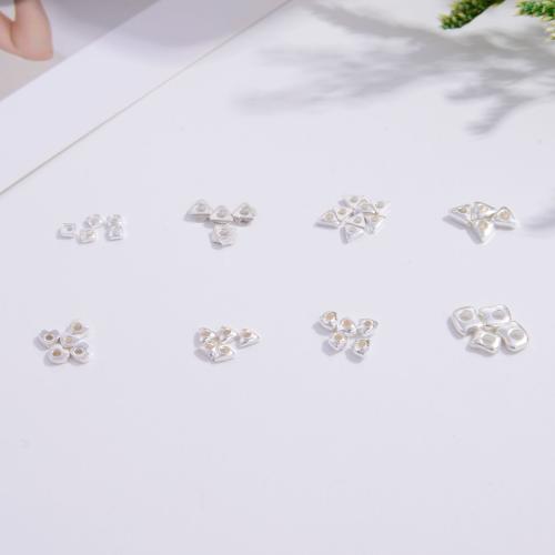Sterling Silver Beads, 925 Sterling Silver, DIY silver color 