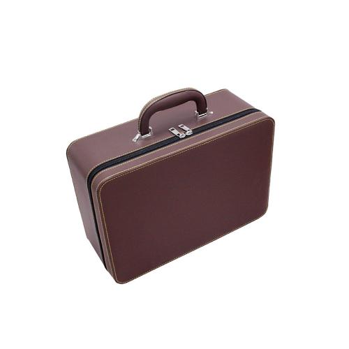 Leather Bracelet Boxes, PU Leather, with Middle Density Fibreboard & Flocking Fabric, durable & dustproof 