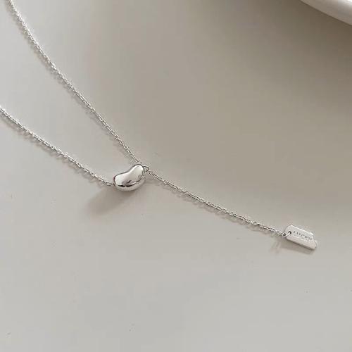 Sterling Silver Jewelry Necklace, 925 Sterling Silver, fashion jewelry & for woman Approx 45.3 cm 