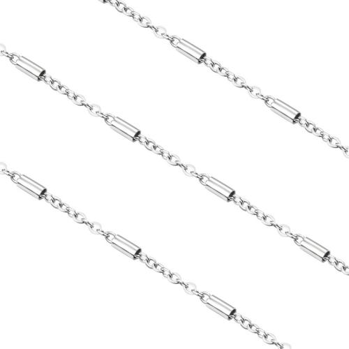 Fashion Stainless Steel Necklace Chain, 304 Stainless Steel, DIY Approx 