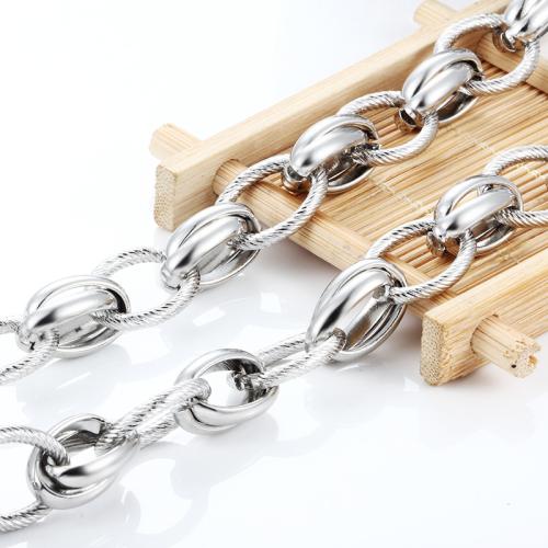 Fashion Stainless Steel Necklace Chain, 304 Stainless Steel, DIY, Approx 