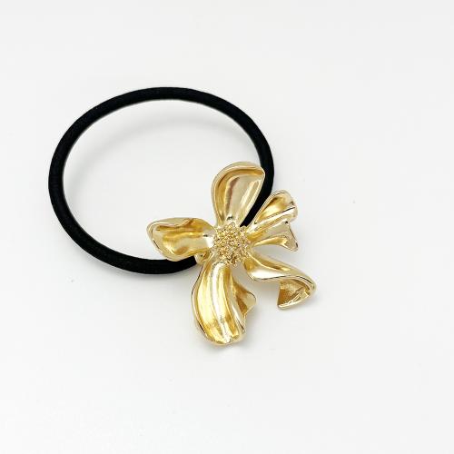 Ponytail Holder, Zinc Alloy, with Rubber Band, for woman 