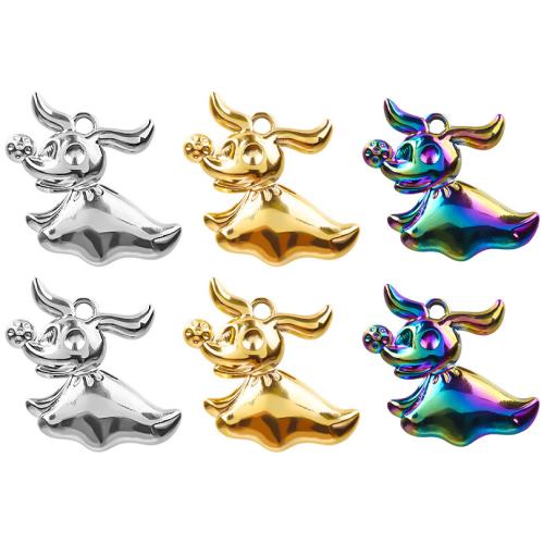 Stainless Steel Animal Pendants, 304 Stainless Steel, Dog, Vacuum Ion Plating, fashion jewelry & DIY 