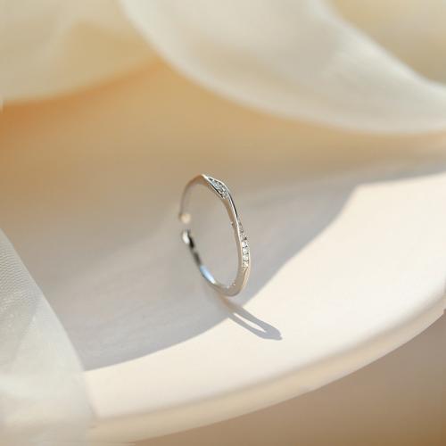 Латунное кольцо с стразами, Латунь, ювелирные изделия моды & Женский & со стразами, Много цветов для выбора, размер:7, продается PC