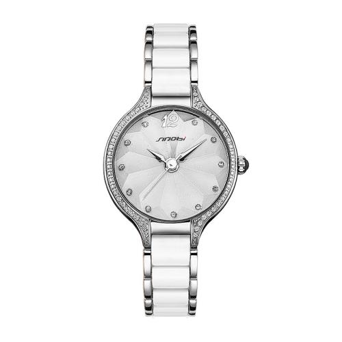 Uhrenarbänder für Frauen, Glas, Lebenswasserbeständig & Modeschmuck & japanische Uhr-Bewegung & mit Strass, keine, Dial specifications:30x7mm, verkauft von PC