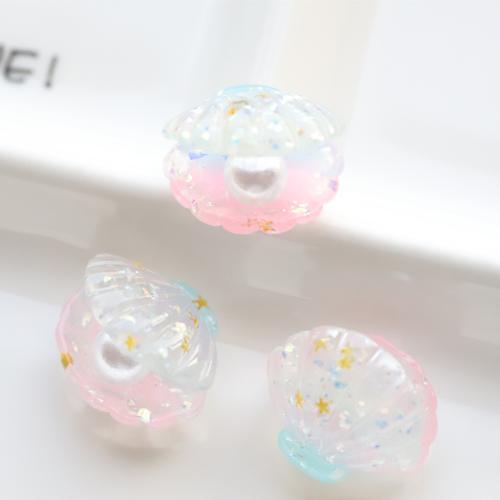 Mobile Phone DIY Decoration, Resin, with Plastic Pearl, Shell, luminated 