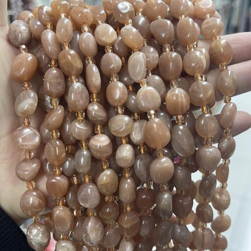 Sunstone Bead, Nuggets, fashion jewelry & DIY, mixed colors, Length about 10-13mm Approx 38 cm 