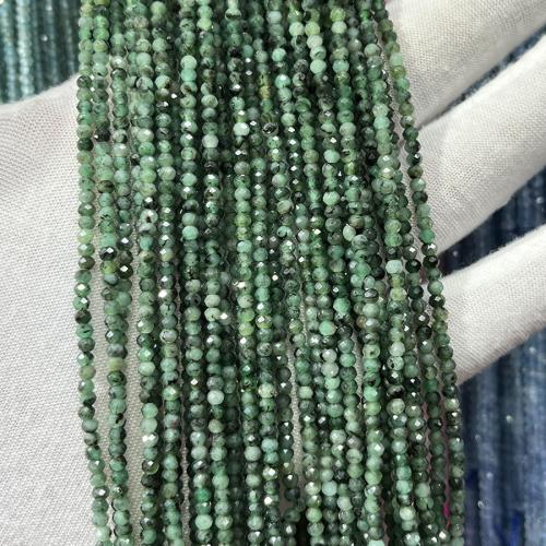 Smaragd Perle, Abakus,Rechenbrett, Modeschmuck & DIY & facettierte, gemischte Farben, 2x3mm, Länge:ca. 38 cm, verkauft von Strang