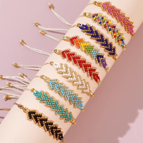 Glass Seed Beads Bracelets, with Cotton Thread, for woman 