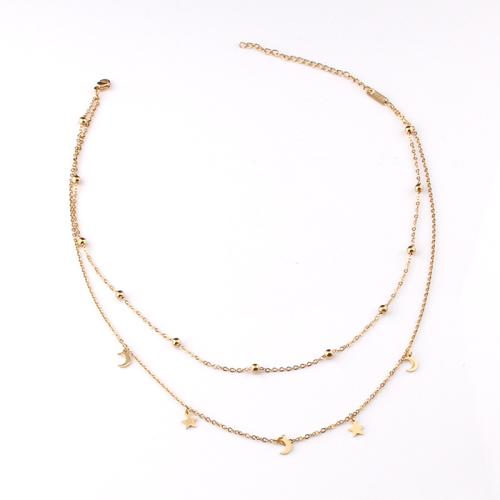 Stainless Steel Jewelry Necklace, 316 Stainless Steel, with 6cm extender chain, fashion jewelry & for woman Approx 40 cm 