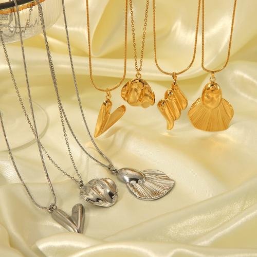 Stainless Steel Jewelry Necklace, 304 Stainless Steel, fashion jewelry & for woman 