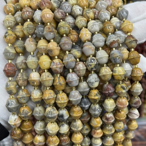 Perlas naturales ágata loca, Ágata loca, Joyería & Bricolaje, color mixto, 10x11mm, longitud:aproximado 38 cm, Vendido por Sarta