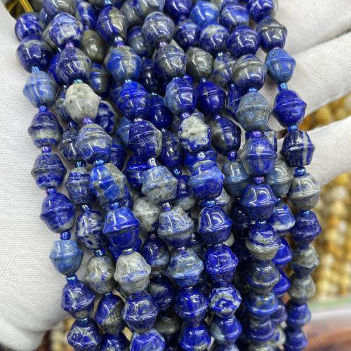 Perles de pierre lasurite naturelles, Lapis lazuli, bijoux de mode & DIY, couleur de lapis-lazuli Environ 38 cm, Vendu par brin