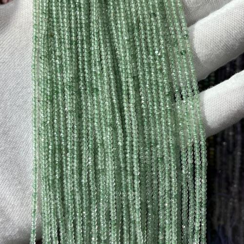 Сочетание цвета кварц бусы, Клубника Кварцевые, Счеты, ювелирные изделия моды & DIY & граненый, зеленый длина:Приблизительно 38 см, продается Strand
