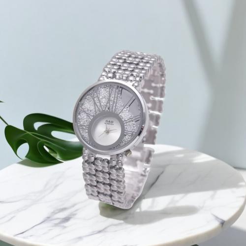 Women Wrist Watch, Glass, Singaporean movement & Life water resistant & fashion jewelry & multifunctional & for woman, Dial x8mm 