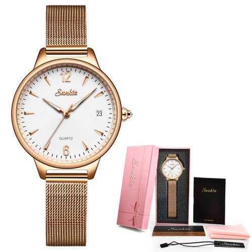 Women Wrist Watch, Glass, Life water resistant & fashion jewelry & Chinese movement & multifunctional & for woman Approx 25 cm 