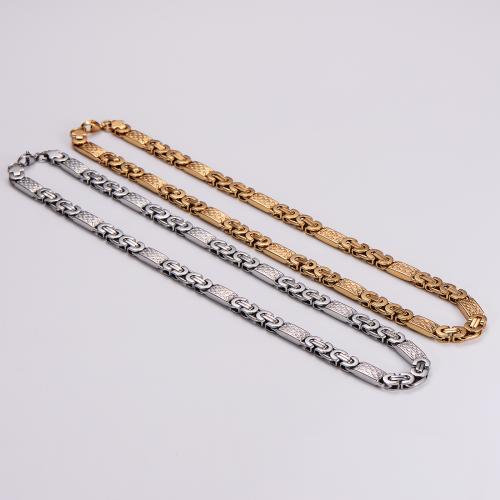 collier de chaîne en inox , acier inoxydable 316L, bijoux de mode & pour homme, plus de couleurs à choisir, 11mm Environ 54 cm, Vendu par brin