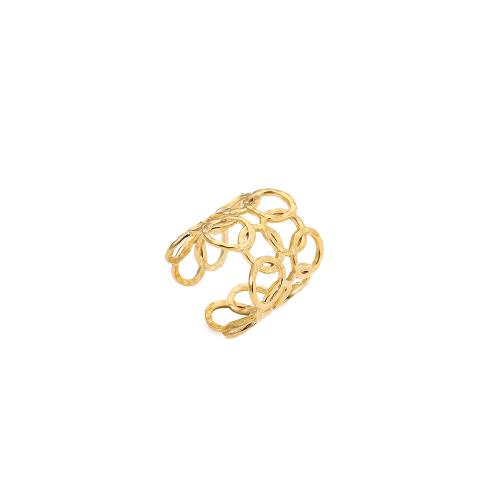 ステンレス指輪, 304ステンレススチール, ファッションジュエリー & 女性用, 金色, 売り手 パソコン
