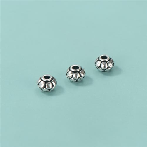 Sterling Silver Spacer Beads, 925 Sterling Silver, Lantern, vintage & DIY Approx 1.8mm 