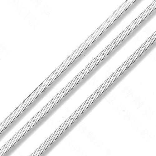 純銀製のジュエリー鎖, 925スターリングシルバー, DIY & 異なるサイズの選択 & スネーク チェイン, シルバー, 売り手 M