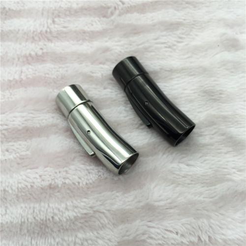Round Stainless Steel Magnetic Clasp, 304 Stainless Steel, DIY 