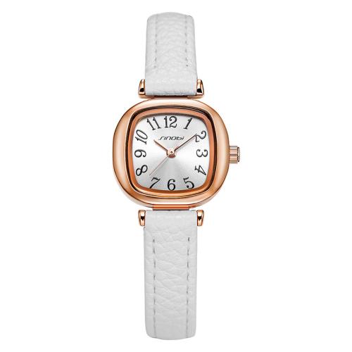 Women Wrist Watch, Glass, with PU Leather, Life water resistant & fashion jewelry & japanese movement & for woman Dial 