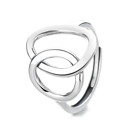 Серебро 925 пробы Манжеты палец кольцо, Геометрический узор, Винтаж & Женский, размер:6-8, продается PC