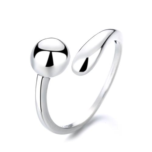 Серебро 925 пробы Манжеты палец кольцо, Каплевидная форма, Винтаж & Женский, размер:6-8, продается PC